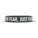 Elite Athletic Gear Motivational Wristbands - Standard & Youth Sizes! Perfect for Fitness, Sports, Work, Life. Wear Your Motivation! (NO Fear, JUST Faith, Standard)