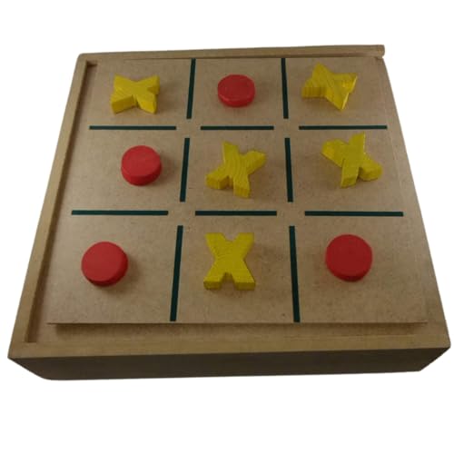 4 em 1 Jogos de Tabuleiro Damas, Ludo, Jogo Da Velha, Dominó (4 Jogos em 1 caixa)
