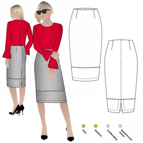 Style Arc Sewing Pattern Agatha Woven Skirt