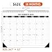 Wall Calendar 2026-2027, Jan 2026 to Jun 2027, 18 Months Calendar 14.7 * 11 Inch, Wall Calendar for Home or Office Planning and Organizing-White