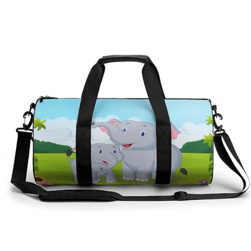 Duffel bag Eléphant grand sac de sport gym ultra résistant 45cm