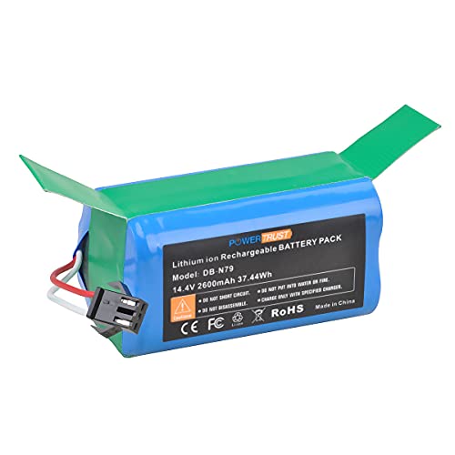 PowerTrust 2600mAh Akku für Eufy RoboVac 11C 11S 11, RoboVac 30C 30, RoboVac 15C, Conga 990, Ecovacs Deebot N79S N79, Conga 1090, Conga Serie 950 Cover