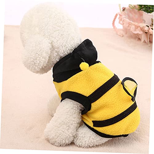 Disfraz para perro abeja talla 6 amarillo miniatura 5
