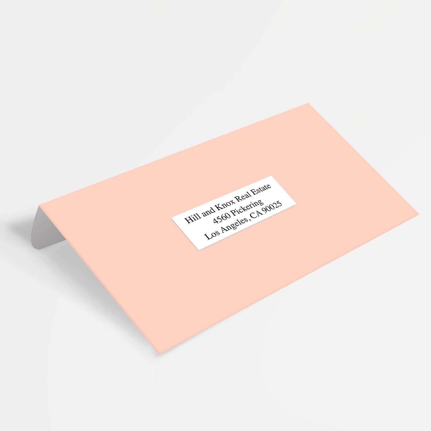 A single Avery label applied to an envelope