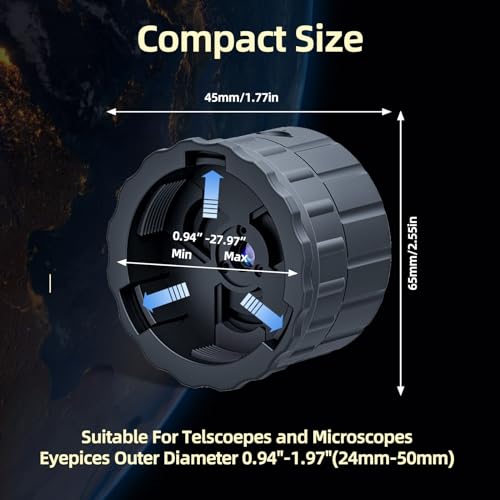 Câmera ocular de telescópio, câmera ocular eletrônica WiFi de 4 MP para microscópio de telescópio de