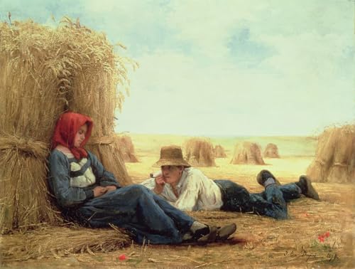 Toile Julien Dupré Le temps des vendanges pour une décoration de salon rustique