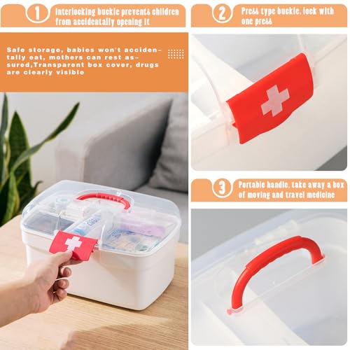 Boîte de premiers secours transparente pour ne plus chercher vos médicaments - 7