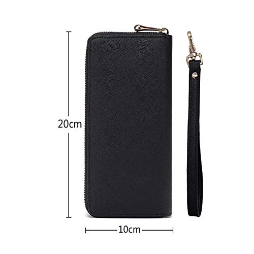 Personalized Photo Wallet Women Leather Wallet Clutch Wallet with Wristlet handbag best gift for women(Black Double Side)4