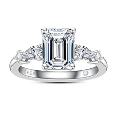 3.668cttw Emerald Cut