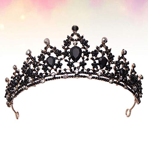 Tendycoco 1 peça coroa barroca vintage Tiara noiva casamento coroa acessórios