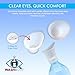 WASH+OUT Eye Wash Cup – Portable Eyewash Device – Emergency Eye Wash Cup That Screws on to Most Water Bottles and Flushes Eyes in Seconds - 3 Pack