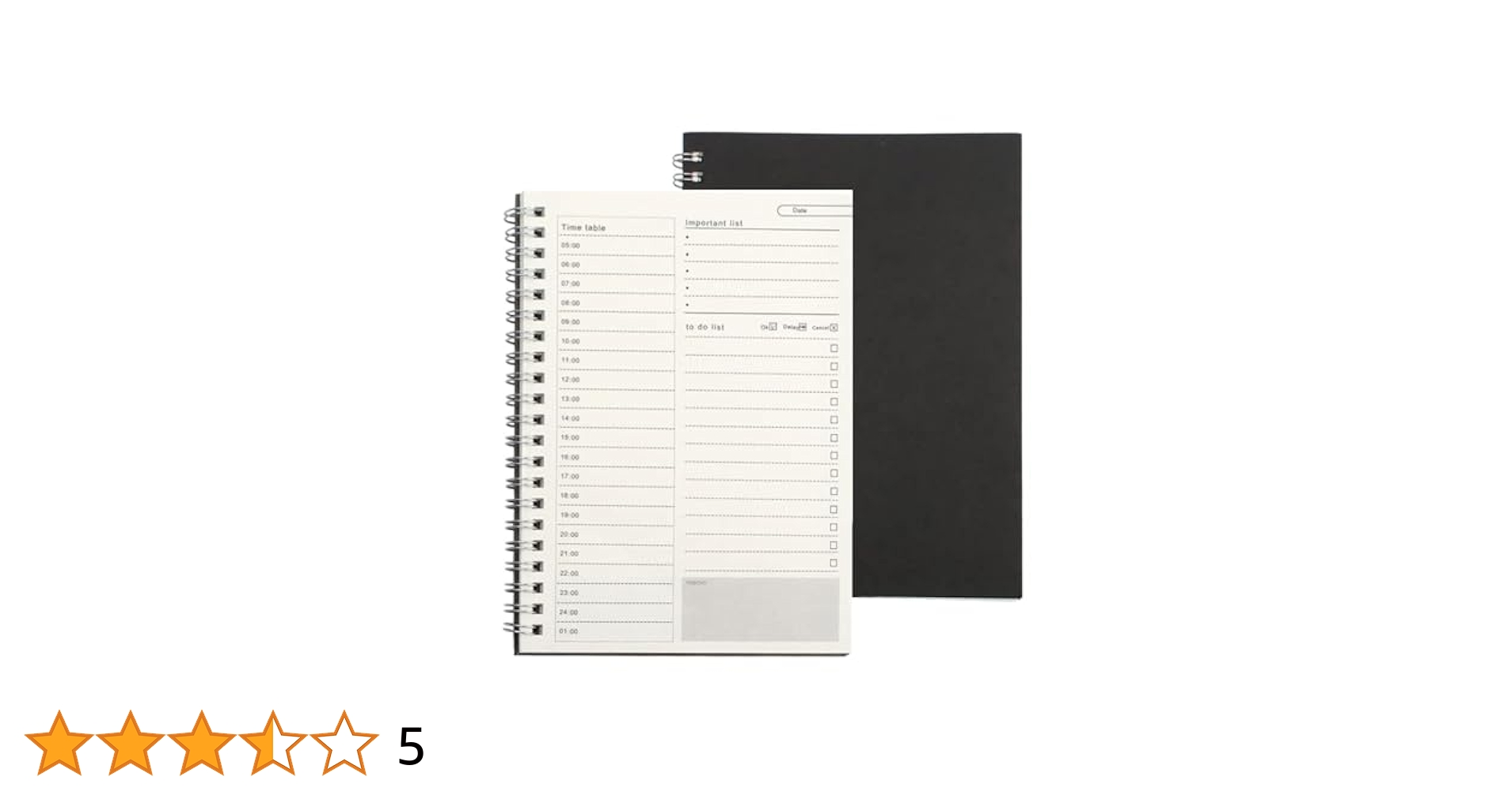 Amazon | ToDoリスト スケジュール帳 190*130mm 内ページ50枚