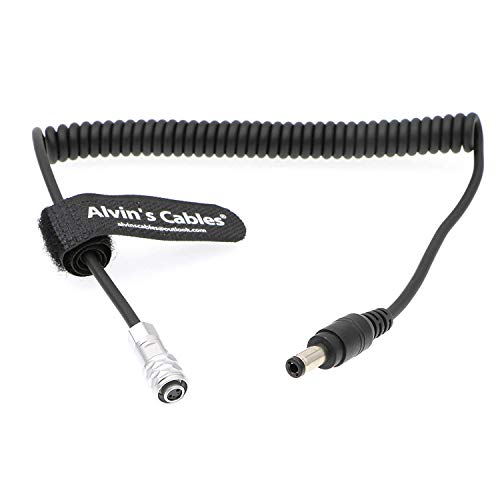 BMPCC 4K cable de alimentación en espiral Alvin's Cables para evitar apagones en cámara