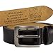 Geschenke Mall Personalisierter Lederg&uuml;rtel - Ich Behalte Dich F&uuml;r Immer - g&uuml;rtel personalisiert herren, g&uuml;rtel mit gravur herre (Modell #2)