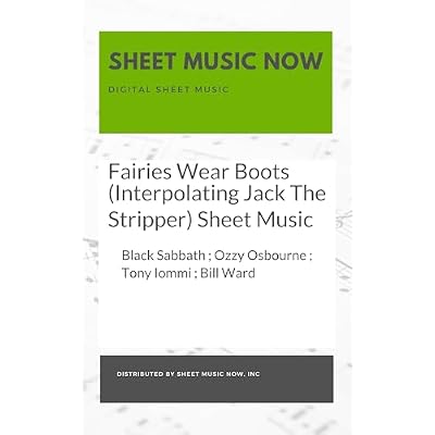 Fairies Wear Boots (Interpolating Jack The Stripper) Sheet Music