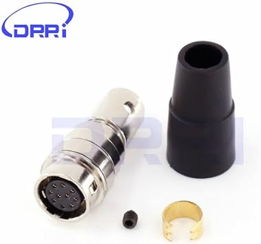 Hirose HR10A-10J-10S Mount Push Pull Circular Connector Female Solder (Docking Female Plug, 10Pin)