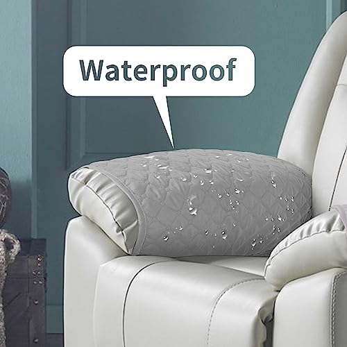 Kaket Armrest Cover, Headrest Cover for Recliner Sofa 3pcs Waterproof Chair Covers - Image 4