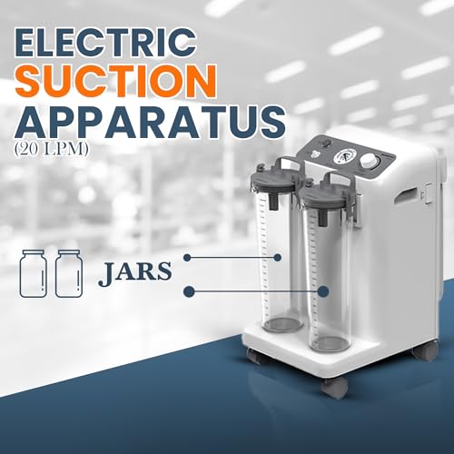 Image of Yuwell Electric Suction Machine 7A-23A for Vacuum Suction during Medical Surgery in Hospitals, Clinics and Medical Centers (1 Year Warranty)
