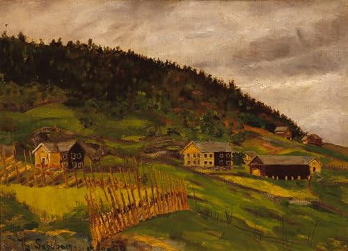 Tableaux Pour la Décoration de la Chambre Harald Sohlberg Toile 60x90cm