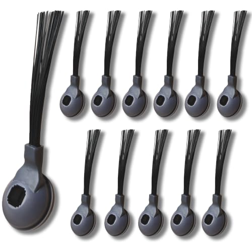 Image of Pymin 12Pcs Side Brush for Shark AI AV2501S,AV2501AE Robotic Vacuum Cleaner | Edge Sweeping Brushes for AV2630WA RV2502AE, RV2520AOUS, AV2510AOUS, av2510axus, RV2610WA, RV2610WD, RV2620WD Accessories