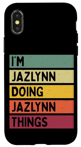 I'm Jazlynn Doing Jazlynn Things �ʔ��� ���� �X�}�z�P�[�X iPhone X/XS �p