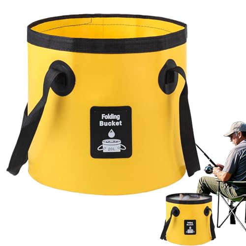 Seau pliable 20L réservoir d'eau étanche et ultra compact - 8