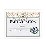 Hayes Participation Certificate, 11 x 8-1/2 inches, Paper, Pack of 30