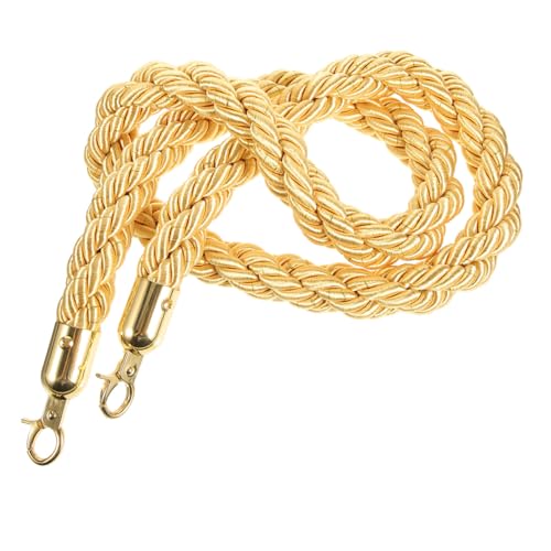 LIFKOME Queue Barrier Rope Stanchion Rope Hooks 1.5m Barrier for Event Management