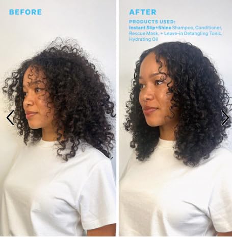 Ebb Ocean Club Instant Slip & Shine Leave-In Detangling Conditioner, All Hair Types, Vegan, Silicone-Free, 6 oz