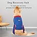 IDOMIK Dog Recovery Suit for Female Spay - Adjustable Anti-Licking Dog Post Surgery Onesie, Male Female Dog Neuter Spay Suits, Soft Abdominal Wound Bandage & E-Collar Cone Alternative