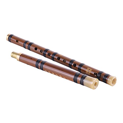 Btuty Flöte – Pluggable Bitter Bamboo Flöte Dizi traditionell chinesische Hand Holz Musikinstrument Schlüssel D Studienleistung