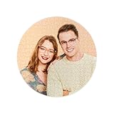 Rompecabezas personalizado de 312 piezas (41 x 41 cm), rompecabezas de madera personalizados con tus propias fotos, regalos para perros, gatos, niños, familia, boda, graduación