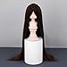 BJD Doll Wig, Long Soft Hair for 1/3 1/4 1/6 Ball Jointed Dolls, Multiple Colors (Brown, 1/3)