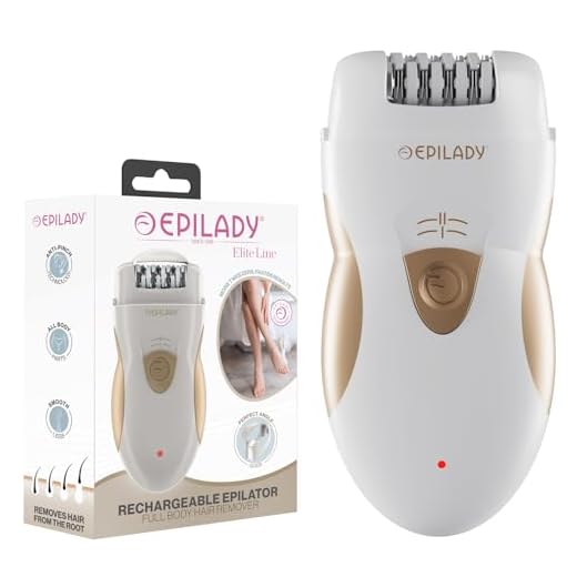 Epilady Hair Removal Epilator for Women | Rechargeable Hair Remover for Women | L5 Electric Shaver for Women, Hair Removal Device | Bikini Trimmer | Corded or Cordless, 2 Speeds | Brush, Pouch