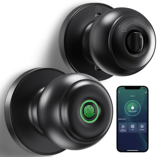 GeekTale Fingerprint Door Lock, Smart Lock with App, Biometric Door
