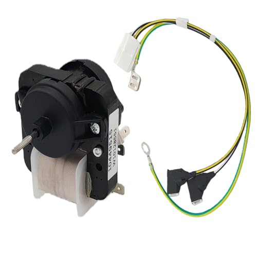 LZXQYMX Refrigerator Evaporator Fan Motor W10128551 Replacement, 115V 60Hz, Compatible with Whirlpool Kenmore KitchenAid Maytag Models