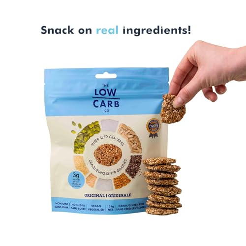 Image of The Low Carb Co High Protein Seed Crackers, Original, 4-Pack