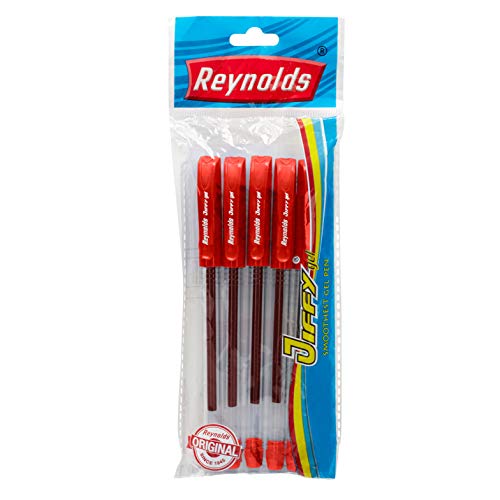 Reynolds Jiffy Bolígrafo Gel 0.5mm Rojo Pack 40 miniatura 2
