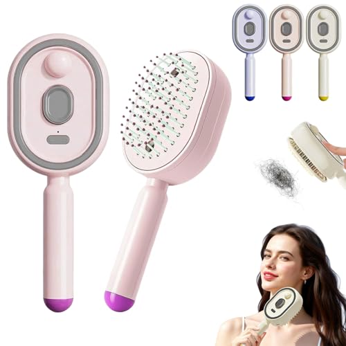 Brosse massante spray électrique pour sublimer les cheveux secs