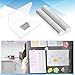 Gjinxi NdFeb Metal Collar Stays 50PCS, 9x2mm Strong Attractive NdFeb Dress Shirts Collar Stays Inserts, Attractive Neodymium Rare Earth Buttons for Clothing DIY Electronic Components Crafts