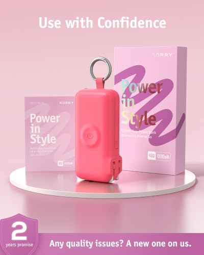 Image of RORRY Flow Portable Charger 10000mAh 40W Wall Plug Power Bank Battery Pack