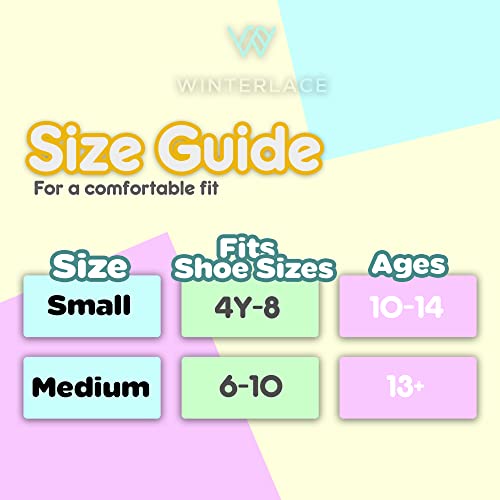 Winterlace Kids Soccer Socks, 6 Pairs For Boys Girls, Youth Knee High Athletic Sports Football Gym School Team Pack Children (As1, Alpha, S, Regular, Red) #TOP1