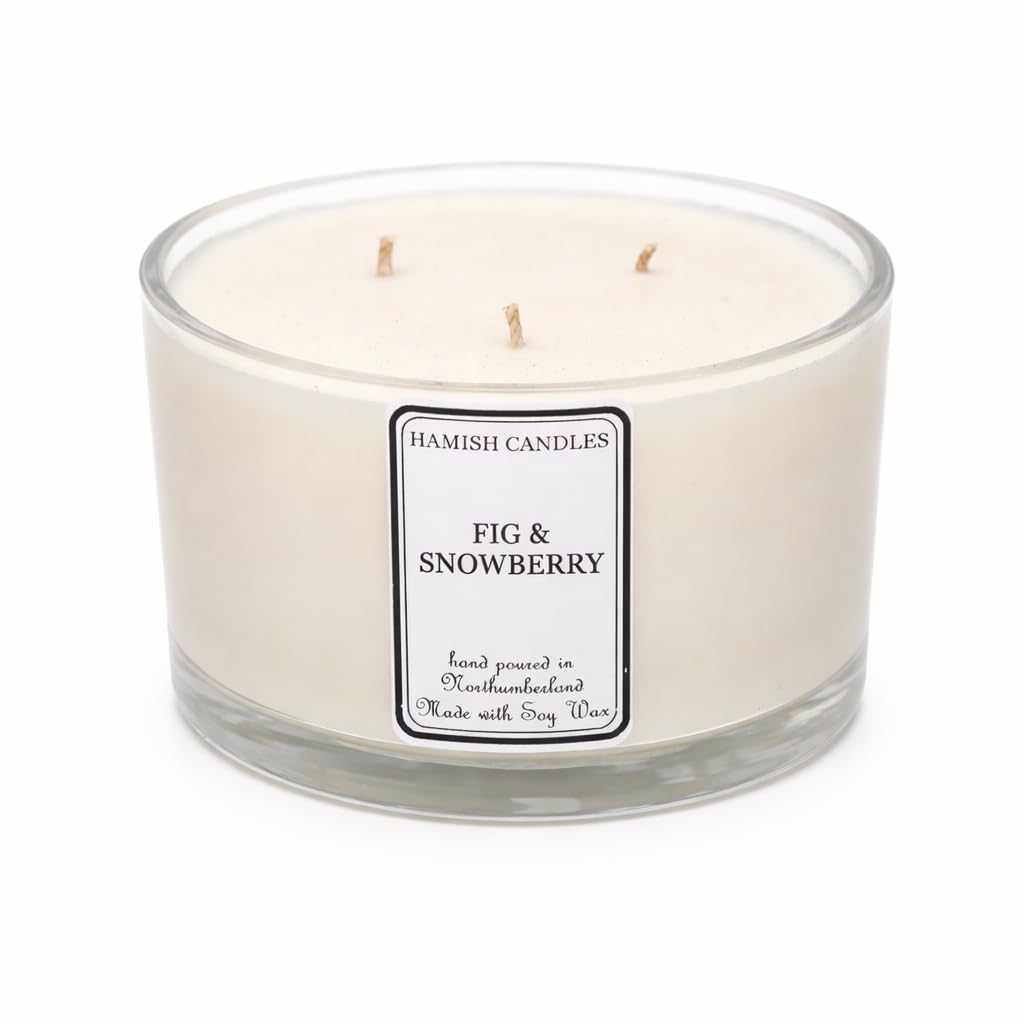 Fig & Snowberry – 50cl Soy Wax Candle - Can Be Personalised