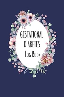 Gestational Diabetes Log Book: A Navy Blue Food Journal and Daily Blood Sugar Tracker