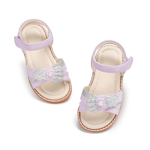 Image of ESTINE Girls Sandal Dress Shoe for Toddler /Little Kid Party School Shoe