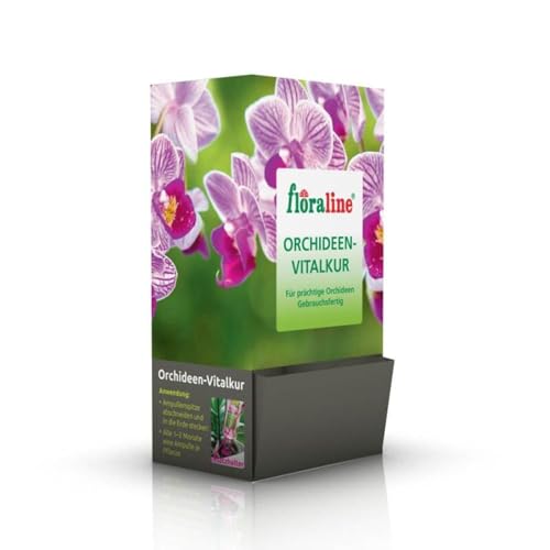 floraline® | 30er Set Orchideen - Vitalkur | für bis zu 60 Monate prächtige Blumen mit Wachstum und gesunde Blüten | Schonende Anwendung