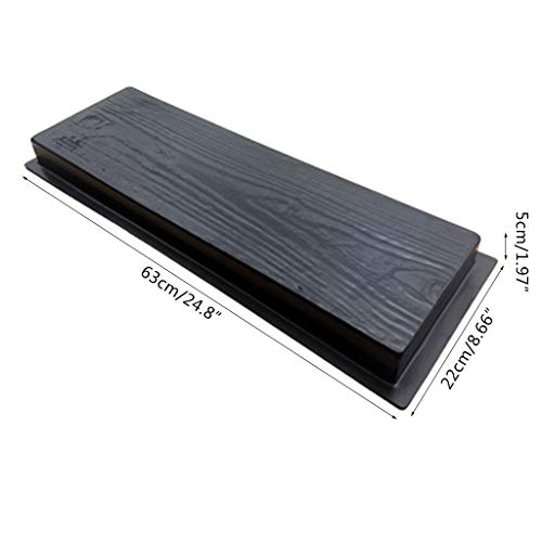 Miniatura 4 de Molde De Pavimento De Cemento Klova - Rectangular Negro - Moldado De Plástico