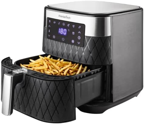 Friggitrice Ad Aria Gourmia 9,4L Digitale - Doppio Cestello E 7 Funzioni - 5
