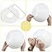 LIHAO 16 Inch White Round Paper Lanterns (10 Pack)