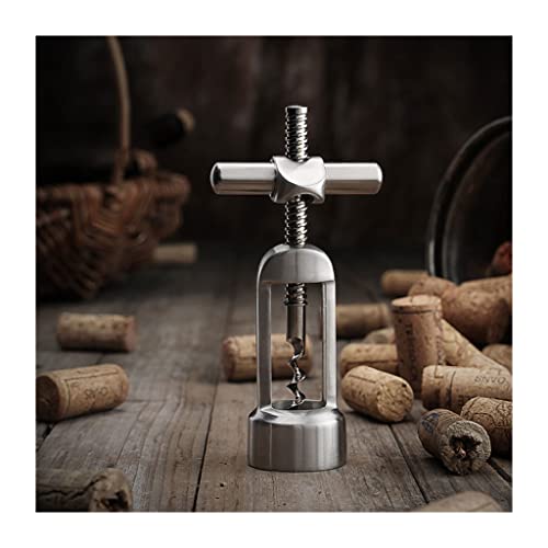 Stainless Steel Red Wine Corkscrew Wine Corkscrew Wine Sets Wine Sets The Bottle Opener Is a Practical Gift for all Wine Lovers (Color : Silver)